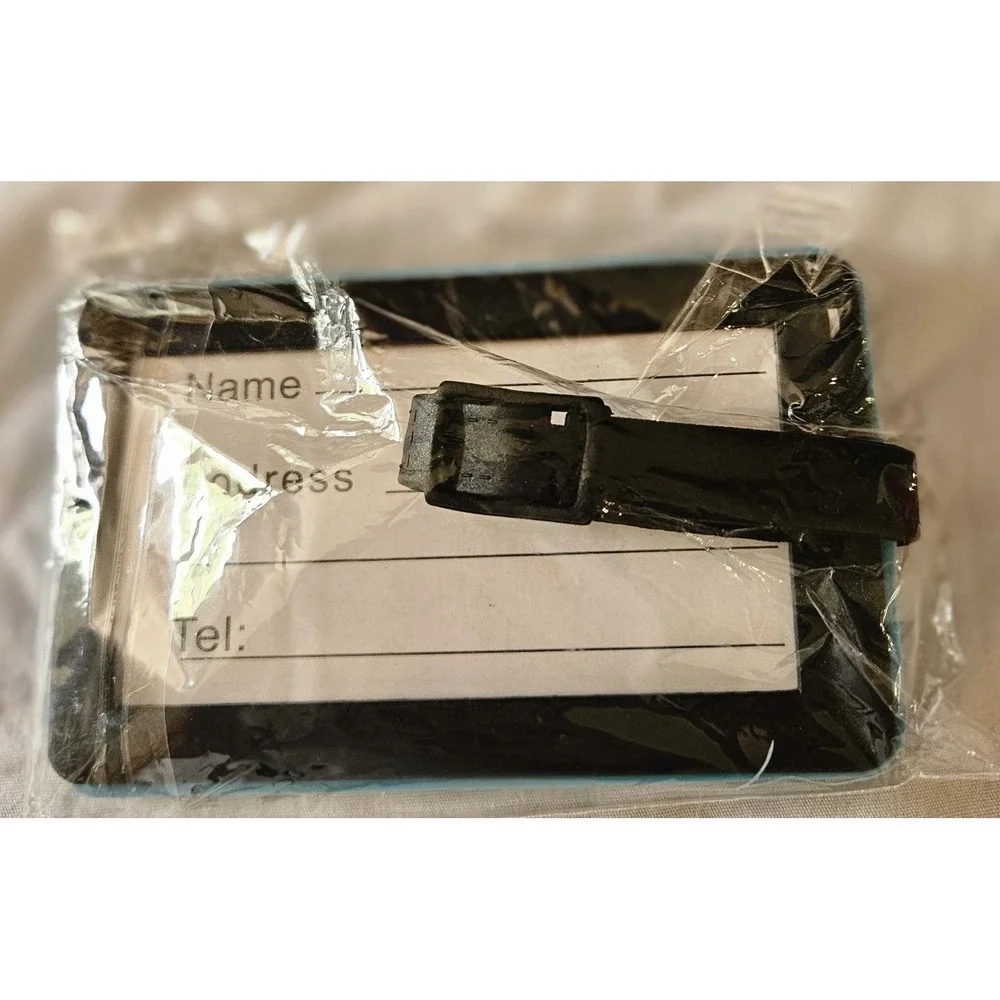 Margaritaville Blue Palm Tree Luggage Tag Travel ID Tag New Sealed